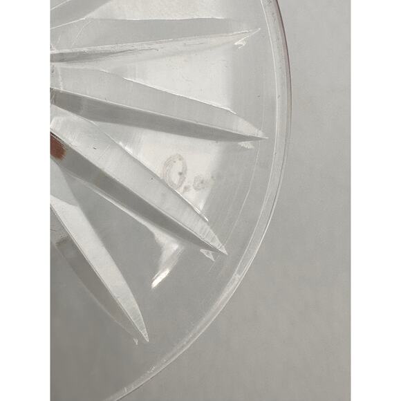 Vintage Stemmed Crystal Hock Wine Glasses 3pc Set - Picture 8 of 9